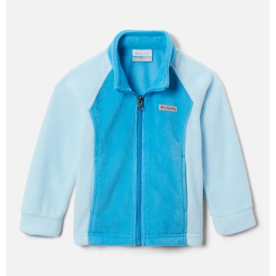 Girls' Toddler Benton Springs Fleece Jacket Spring Blue/Blue Chill Columbia Sale
