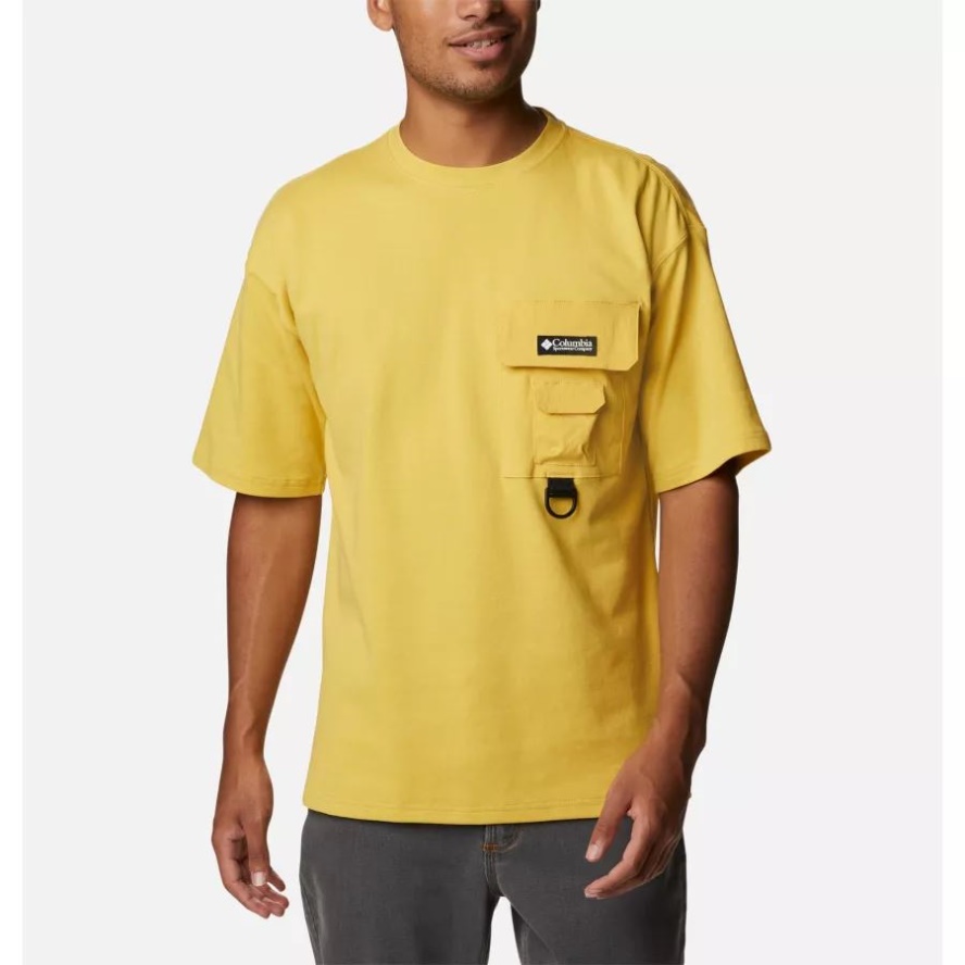 Golden Nugget Men's Field Creek Double Knit Short Sleeve Shirt Columbia Sale
