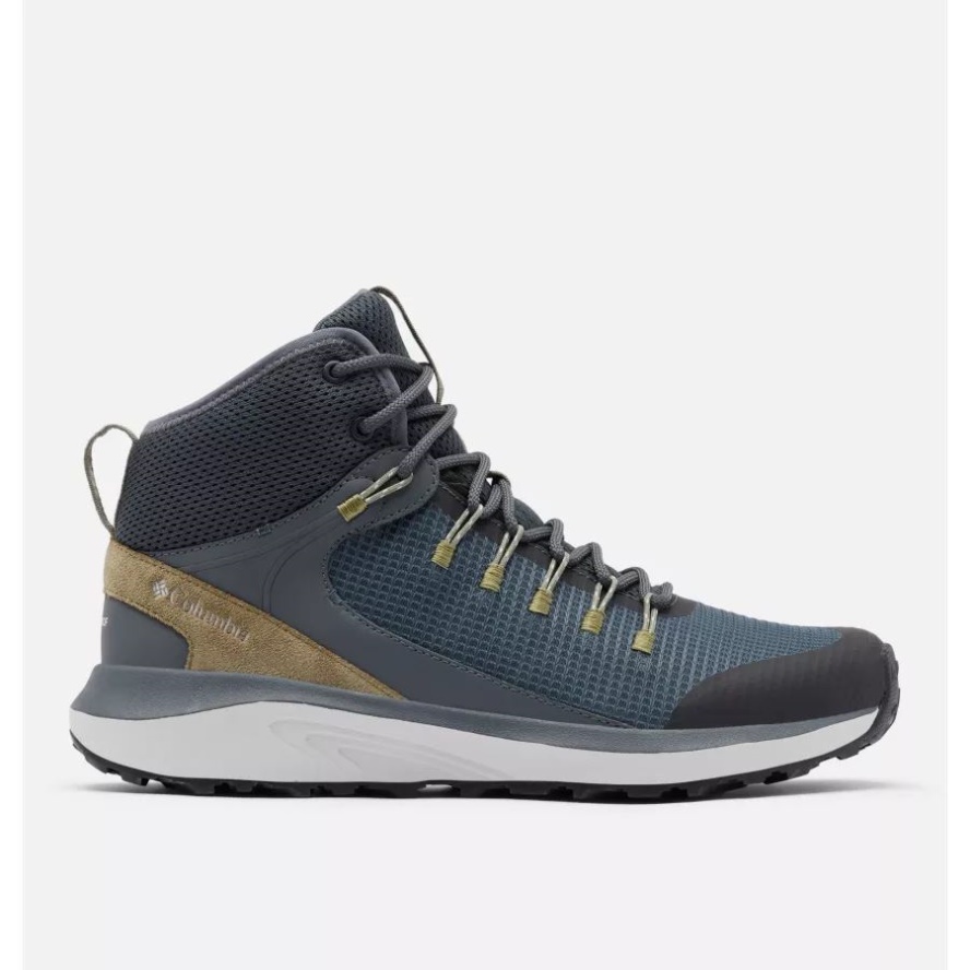 Graphite/Creek Men's Trailstorm Mid Waterproof Walking Shoe Columbia Sale