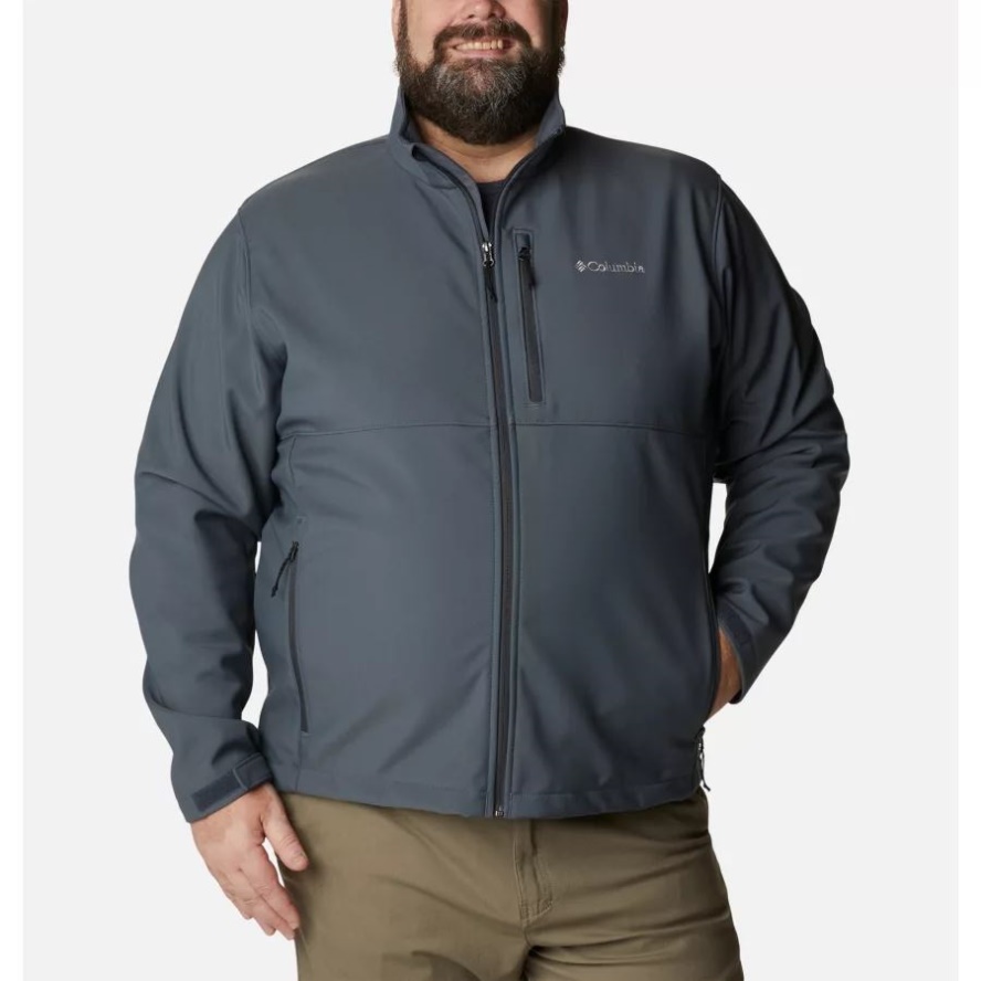 Graphite Men's Ascender Softshell Jacket Big Columbia Sale
