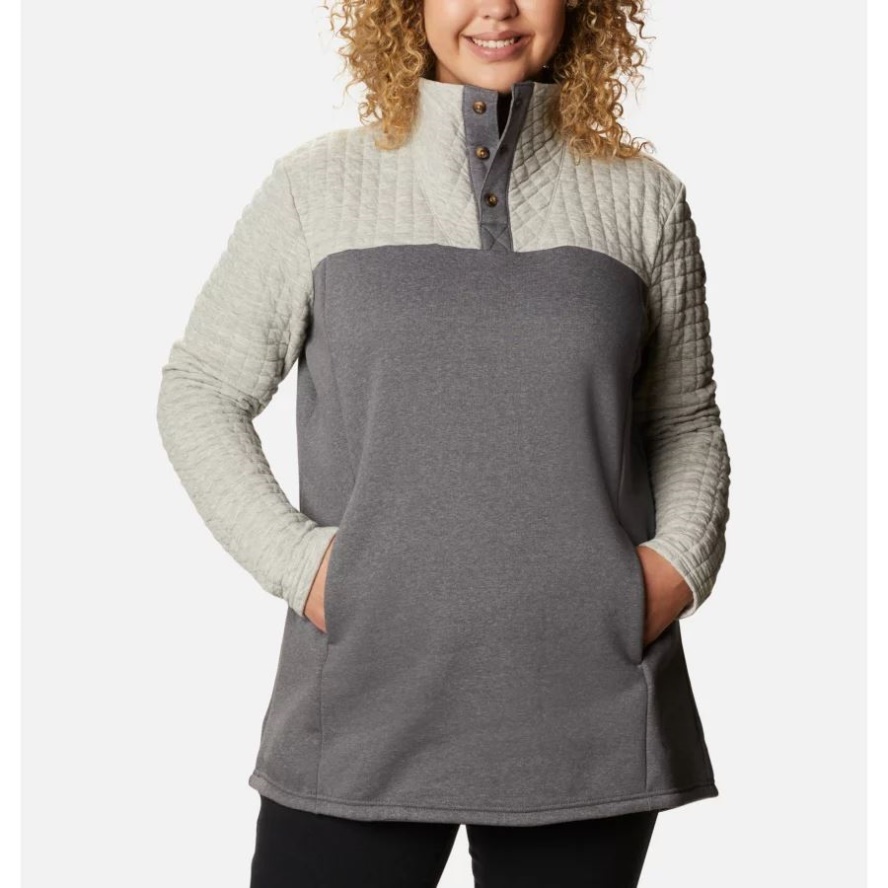Grey Ash Heather Columbia Sale Women's Sunday Summit II Tunic Plus Size