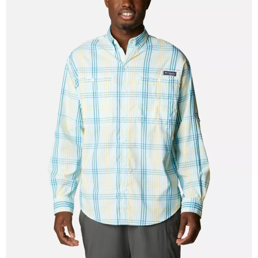 Gulf Stream Blanket Gingham Columbia Sale Men's PFG Super Tamiami Long Sleeve Shirt