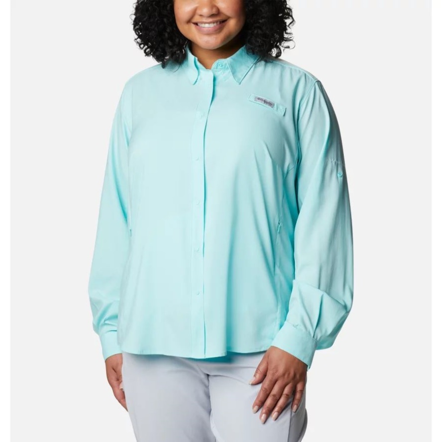 Gulf Stream Women's PFG Tamiami II Long Sleeve Shirt Plus Size Columbia Sale