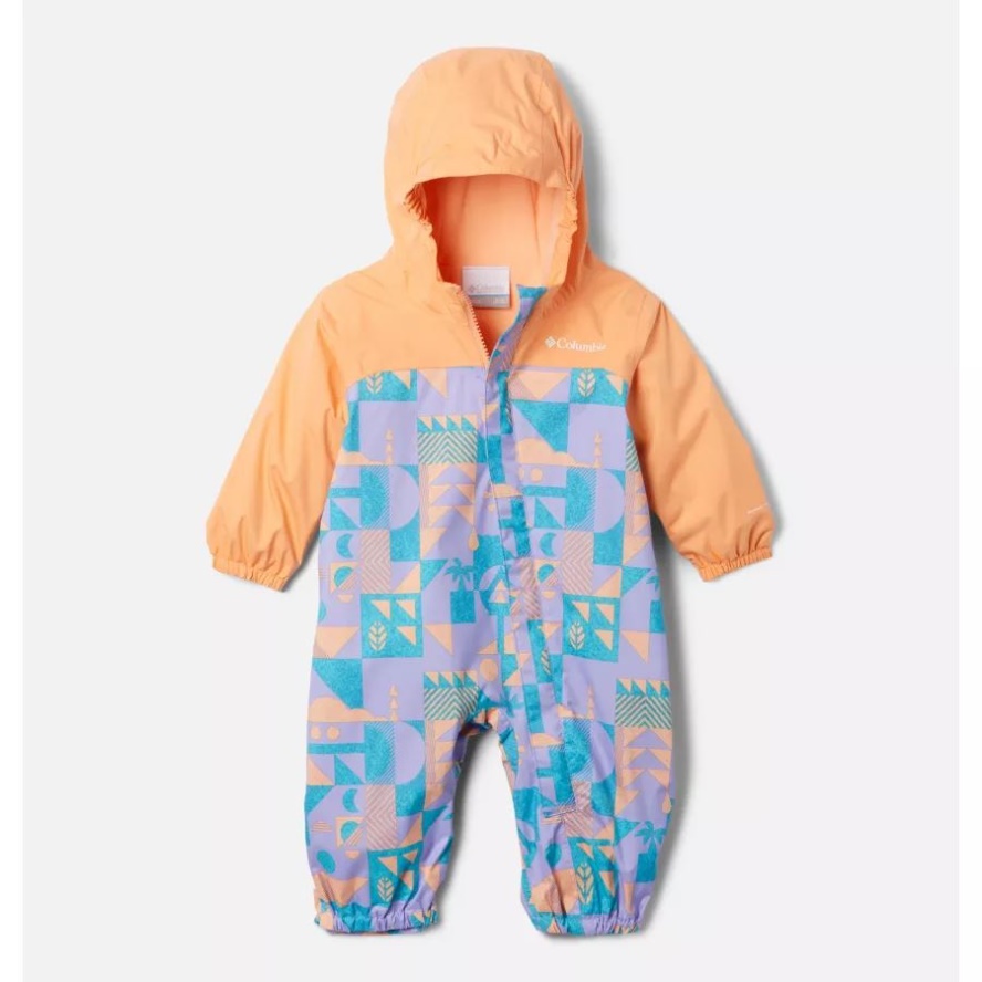 Infant Critter Jitters II Rain Suit Frosted Purple Quest/Peach Columbia Sale