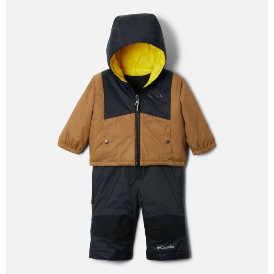 Infant Double Flake Snow Set Columbia Sale Delta/Black