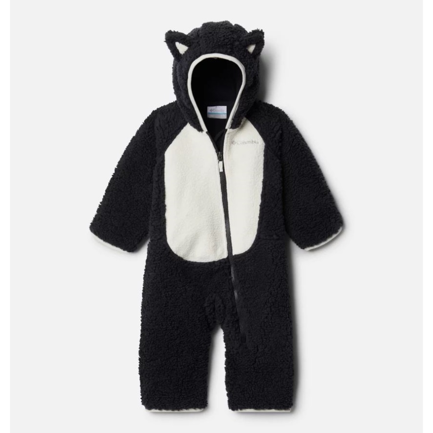 Infant Foxy Baby Sherpa Bunting Black/Chalk Columbia Sale