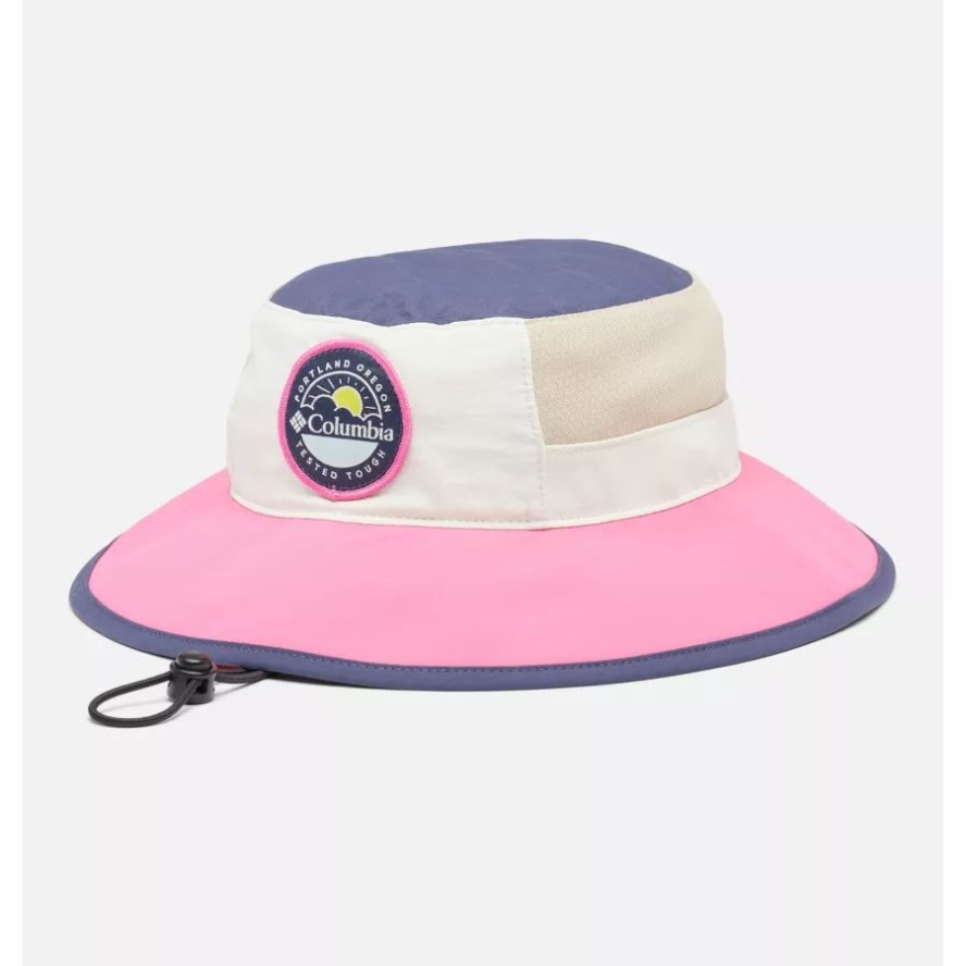 Kids' Bora Bora Booney Hat Chalk/Nocturnal/Wild Geranium Columbia Sale