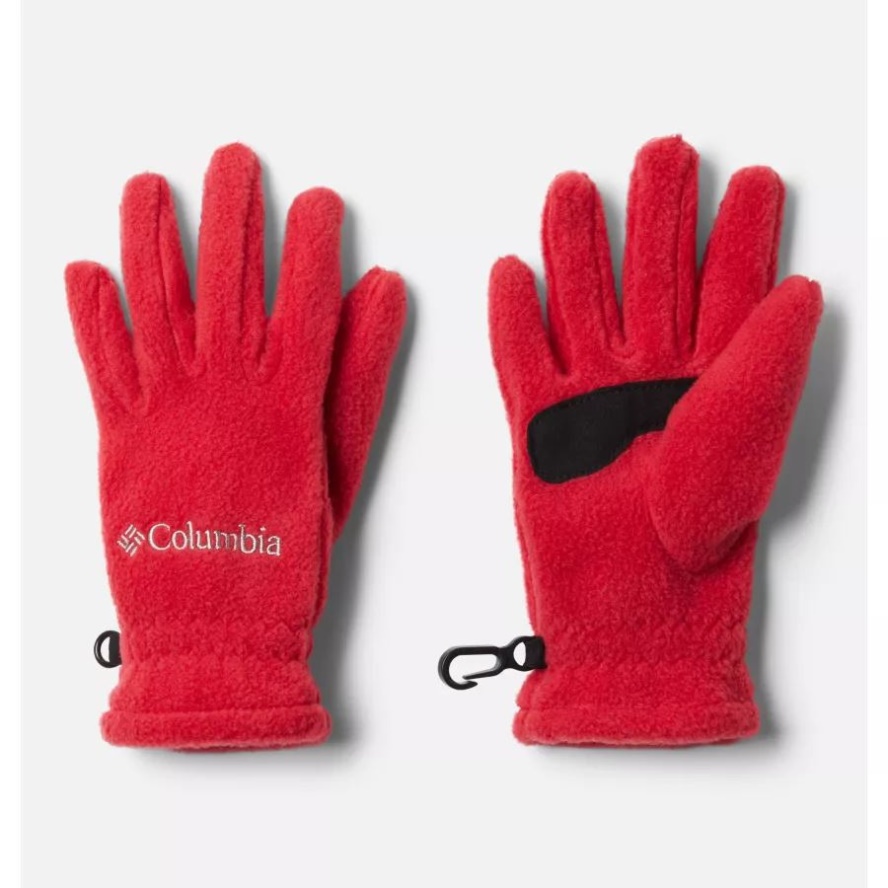 Kids' Fast Trek Fleece Gloves Mountain Red Columbia Sale