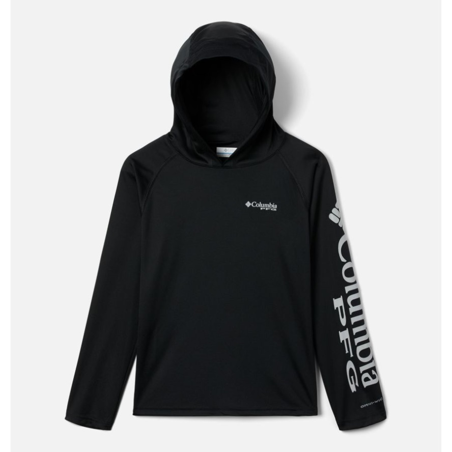 Kids' PFG Terminal Tackle Hoodie Columbia Sale Black
