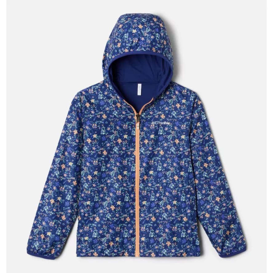 Kids' Pixel Grabber Reversible Jacket Columbia Sale Dark Sapphire Mini-Biscus
