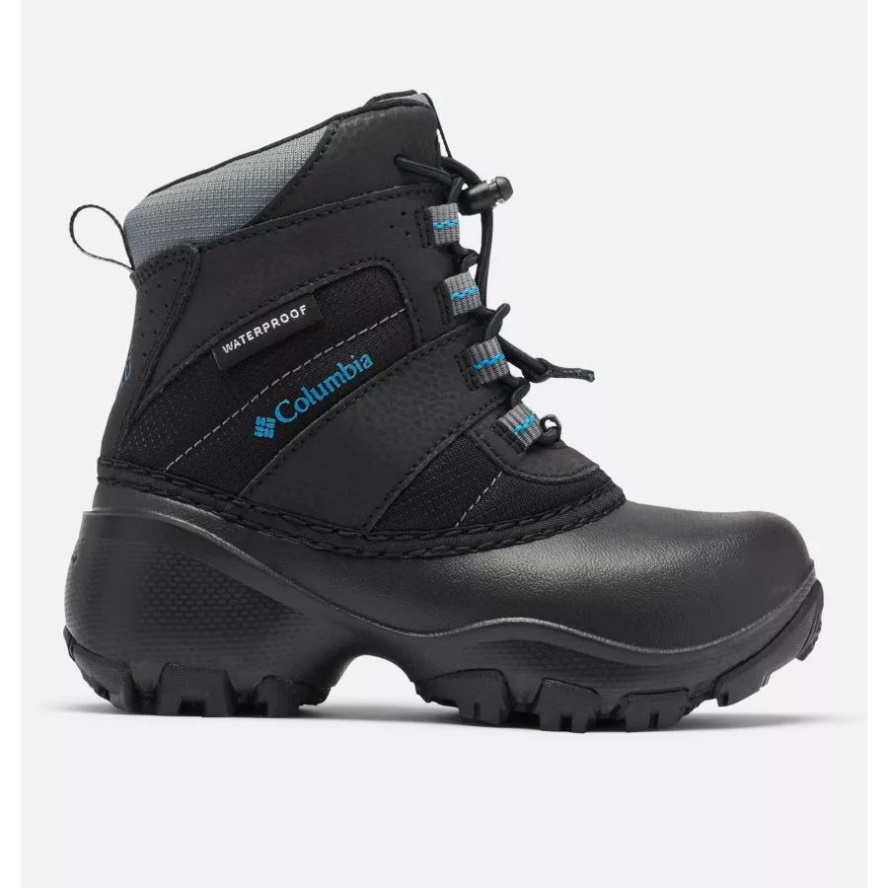 Kids' Rope Tow III Waterproof Boot Columbia Sale Black/Dark Compass