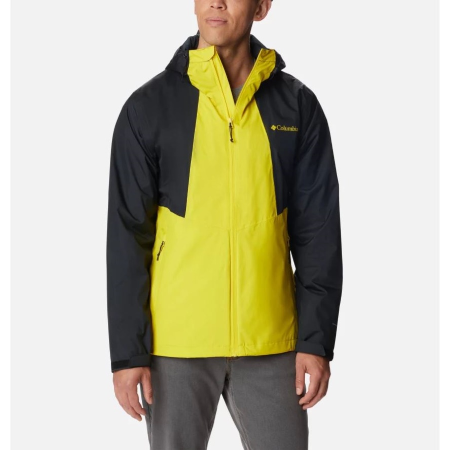 Laser Lemon/Black Columbia Sale Men's Inner Limits II Waterproof Jacket