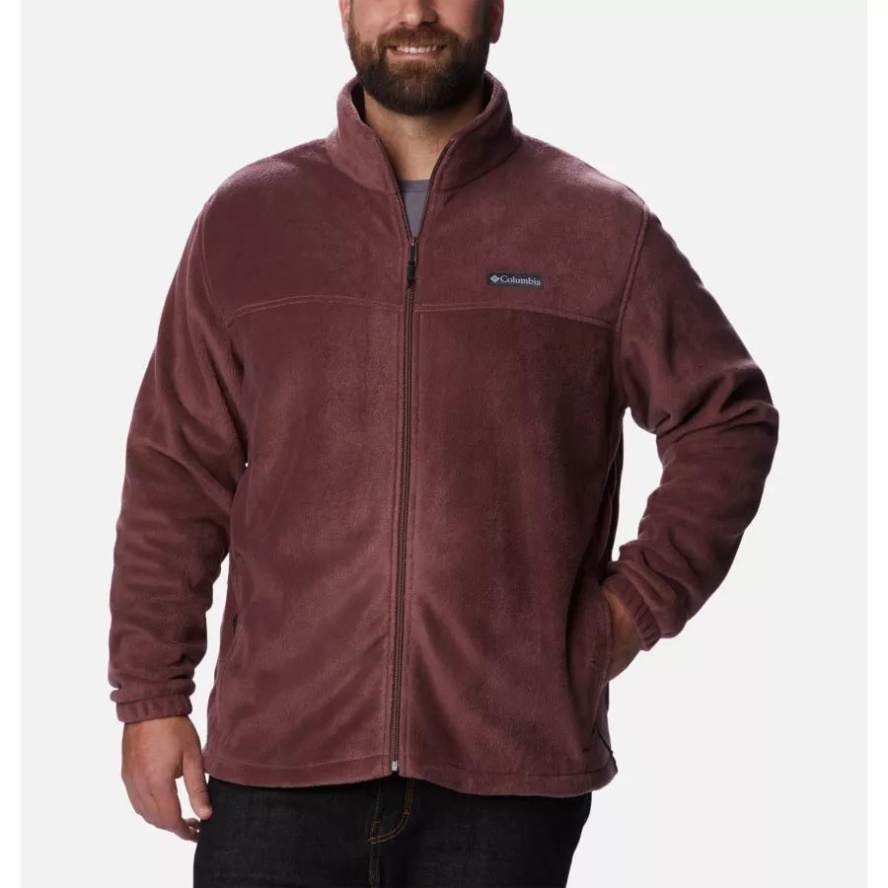 Light Raisin Men's Steens Mountain 2.0 Full Zip Fleece Jacket Big Columbia Sale
