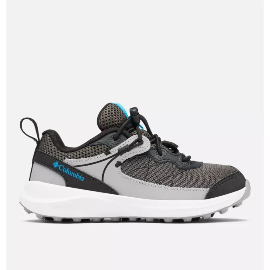 Little Kids' Trailstorm Shoe Dark Grey/Ocean Blue Columbia Sale