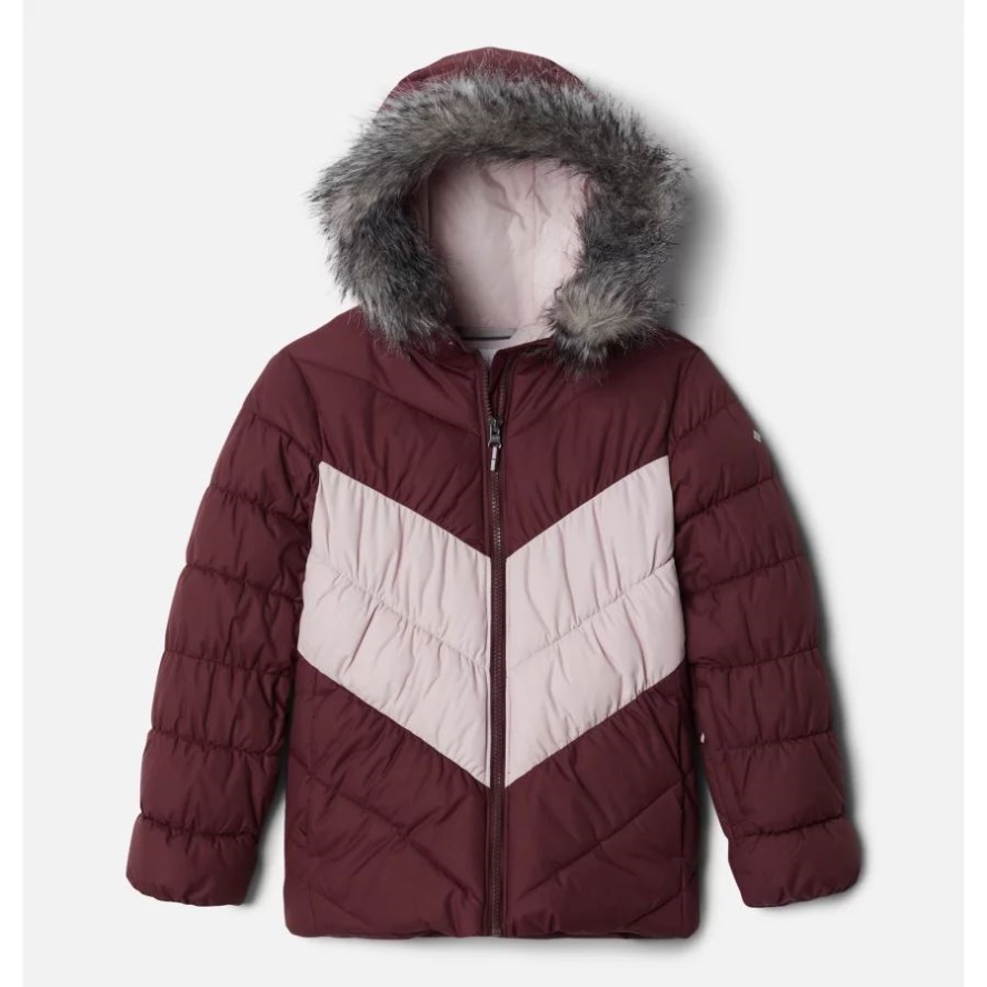 Malbec/Mineral Pink Girls' Arctic Blast Ski Jacket Columbia Sale