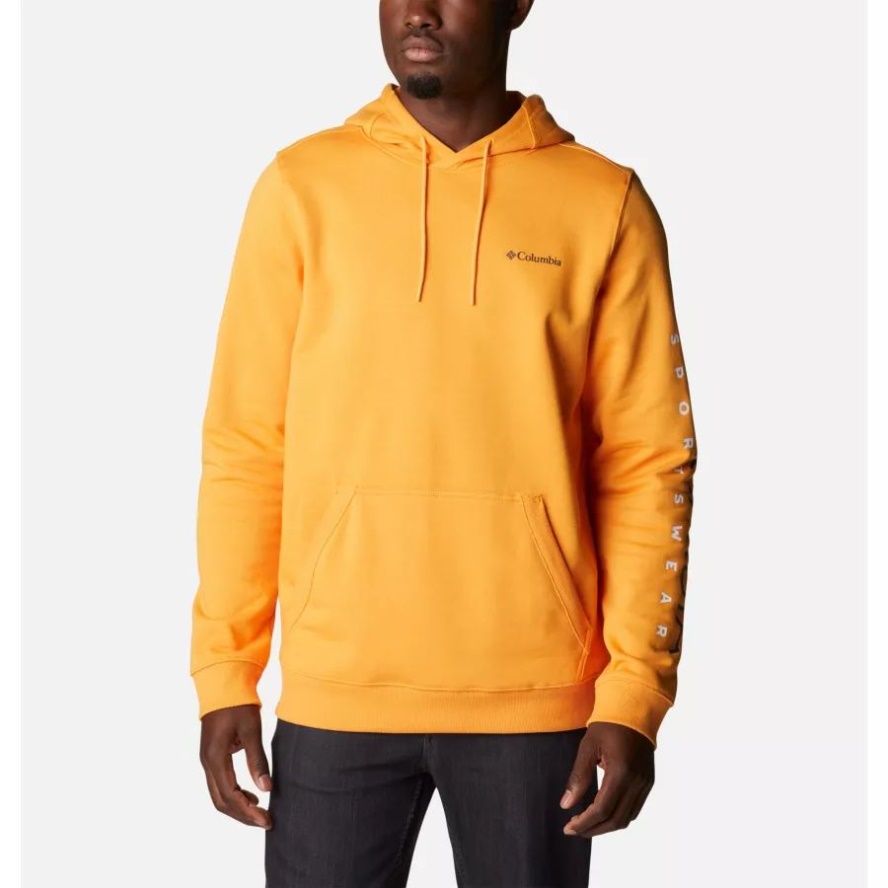 Mango/Columbia Sale Stencil Sleeve Columbia Sale Men's CSC Basic Logo II Hoodie