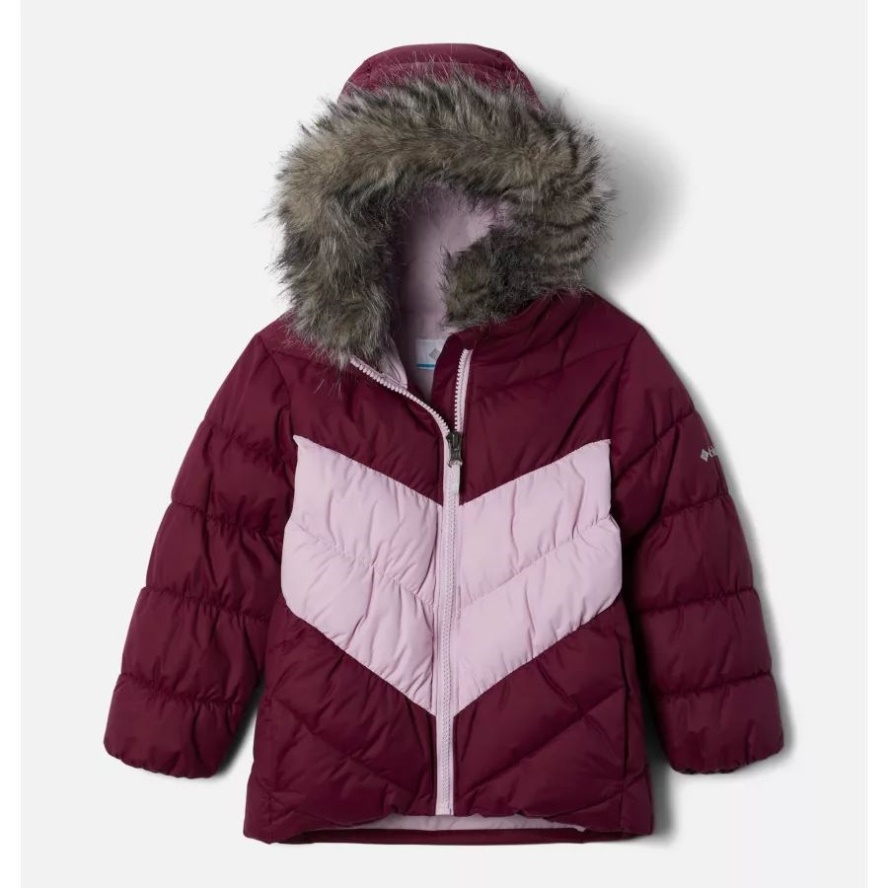 Marionberry/Aura Girls' Toddler Arctic Blast Jacket Columbia Sale