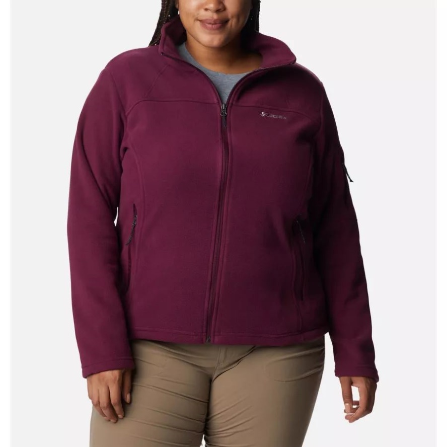 Marionberry Columbia Sale Women's Fast Trek II Jacket Plus Size