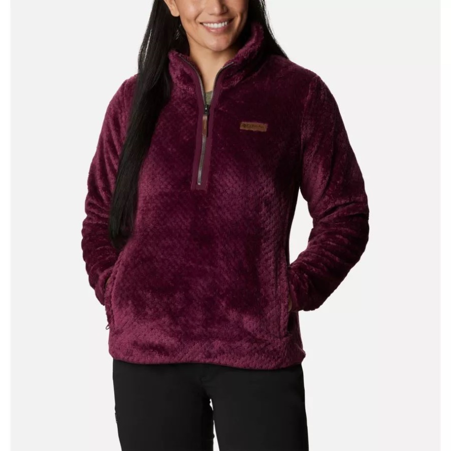 Marionberry Columbia Sale Women's Fire Side Quarter Zip Sherpa Fleece