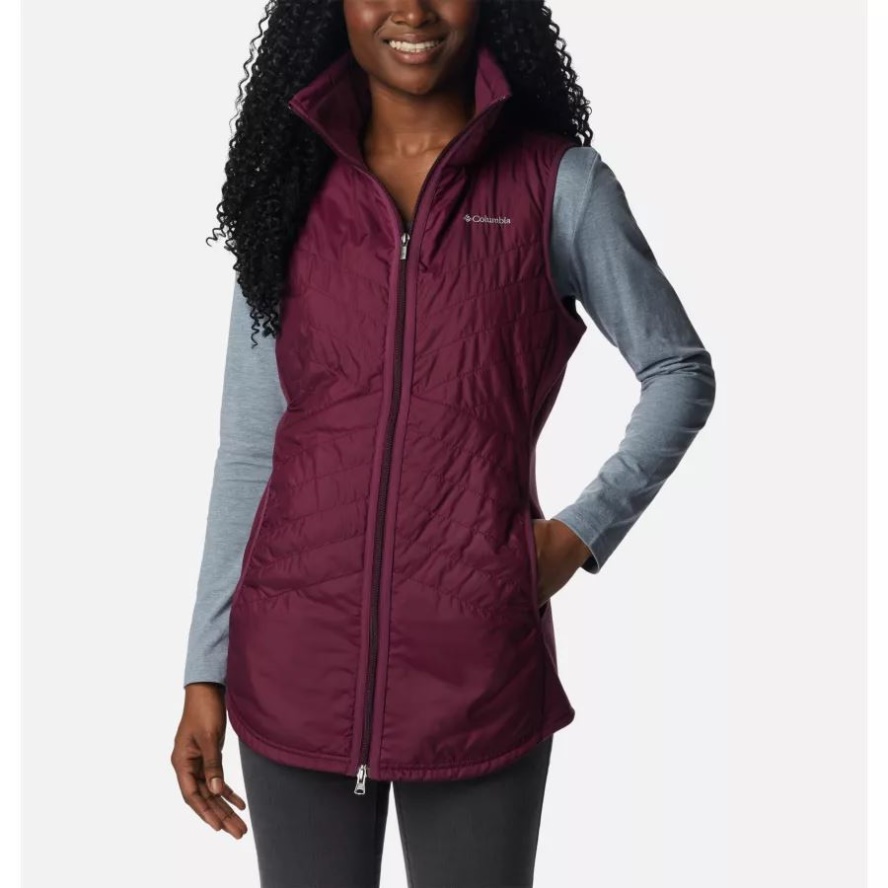 Marionberry Columbia Sale Women's Mix It Around Long Vest
