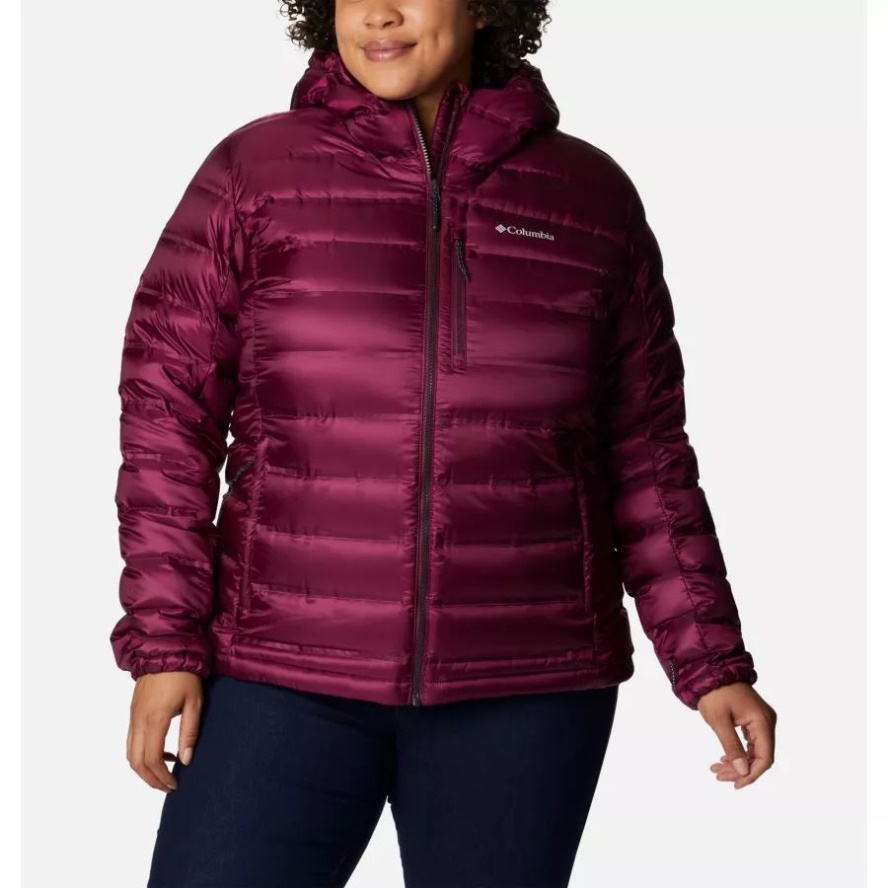 Marionberry Columbia Sale Women's Pebble Peak Down Hooded Jacket Plus Size