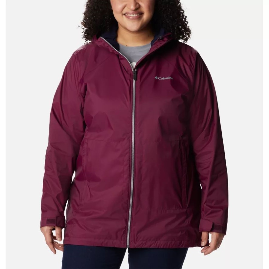 Marionberry Columbia Sale Women's Switchback Lined Long Jacket Plus Size