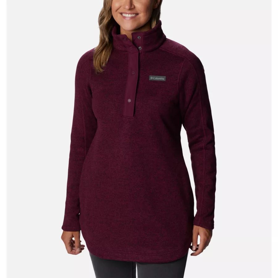 Marionberry Heather Columbia Sale Women's Sweater Weather Fleece Tunic