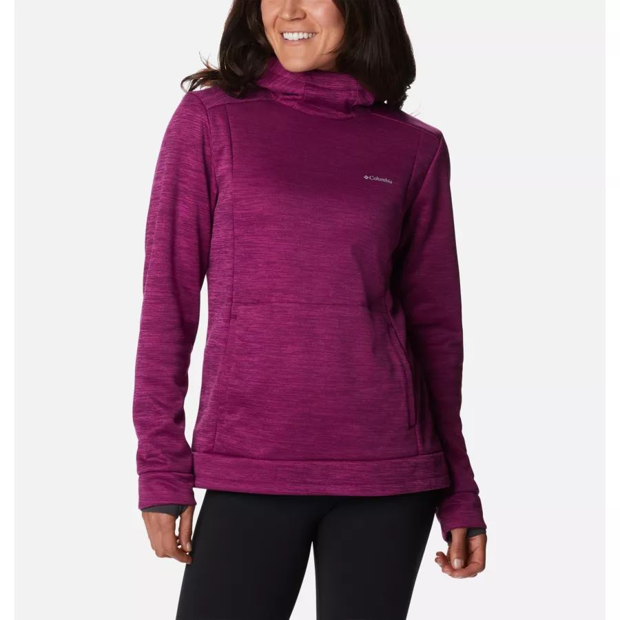 Marionberry Heather Women's Claudia Ridge Fleece Hoodie Columbia Sale