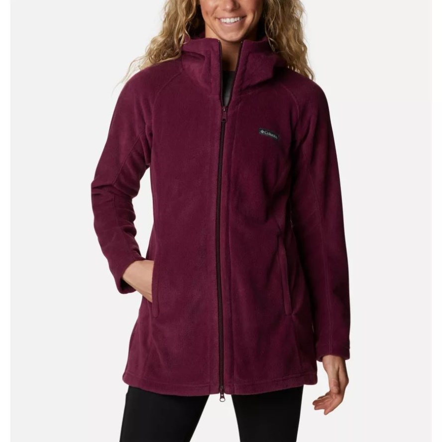 Marionberry Women's Benton Springs II Long Hoodie Columbia Sale