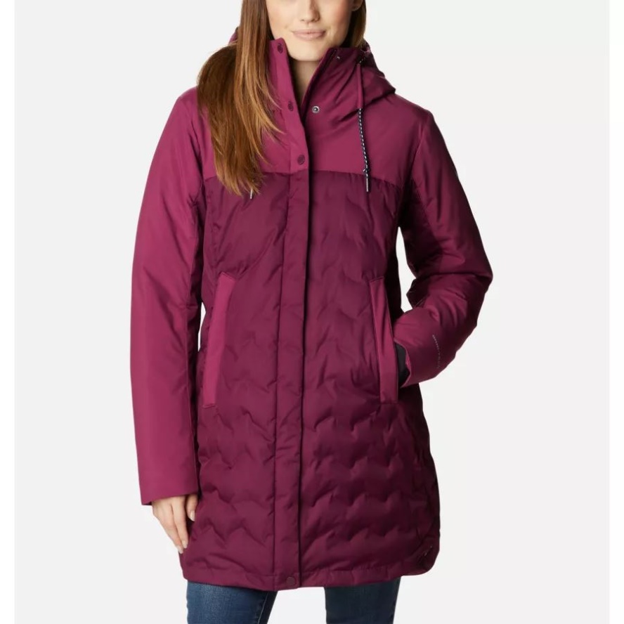 Marionberry Women's Mountain Croo II Mid Down Jacket Columbia Sale