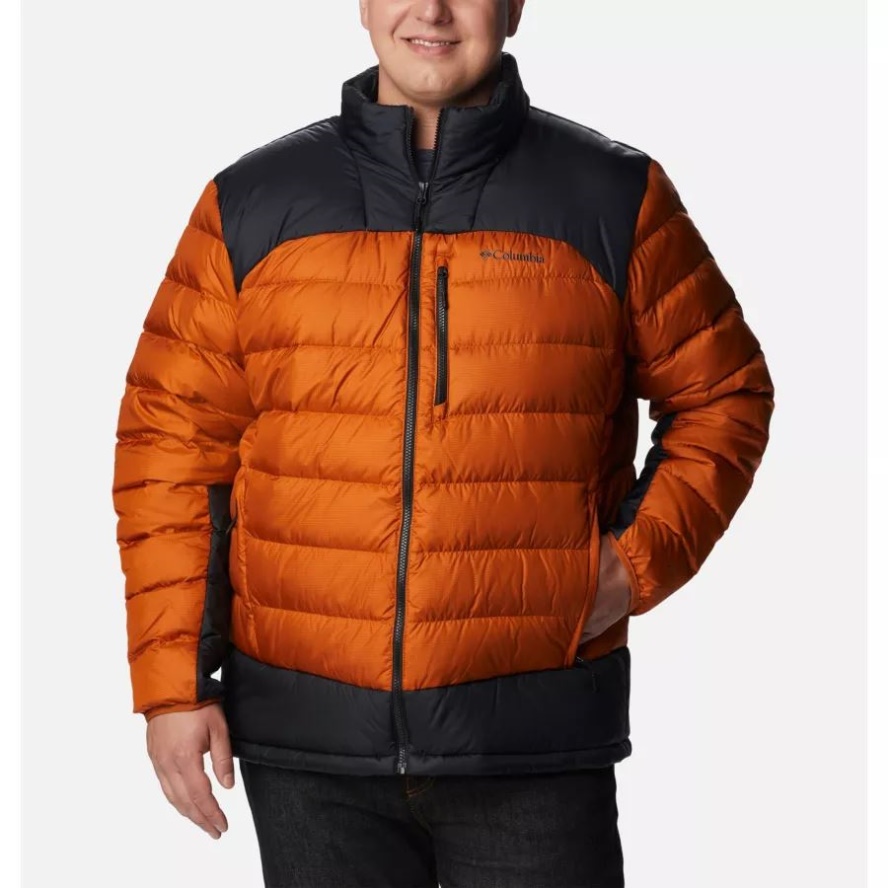 Men's Autumn Park Down Jacket Big Warm Copper/Black Columbia Sale