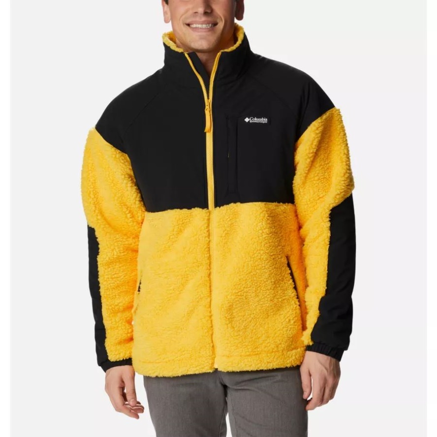 Men's Ballistic Ridge Full Zip Fleece Stinger/Black Columbia Sale