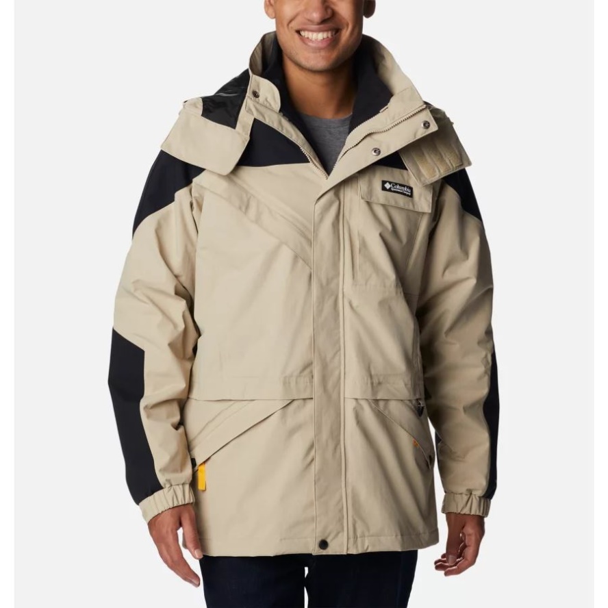 Men's Ballistic Ridge Interchange Jacket Ancient Fossil/Black Columbia Sale