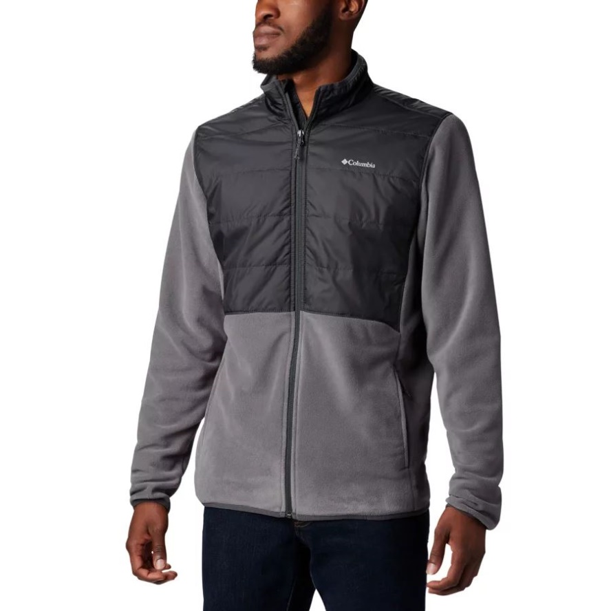 Men's Basin Butte Fleece Columbia Sale City Grey/Shark