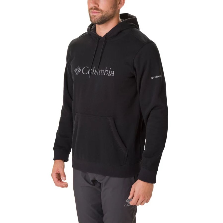 Men's CSC Basic Logo II Hoodie Black/CSC Branded Logo Columbia Sale
