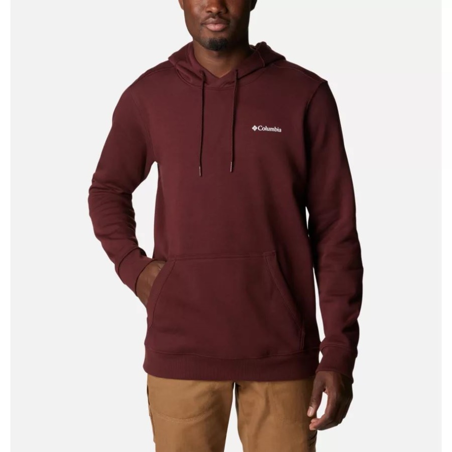 Men's CSC Basic Logo II Hoodie Elderberry/C Sportswear 2 Columbia Sale