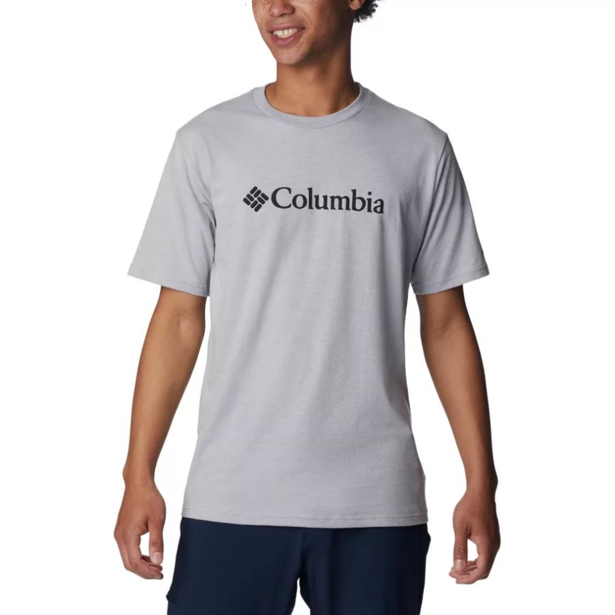 Men's CSC Basic Logo Tee Columbia Sale Columbia Sale Grey Heather