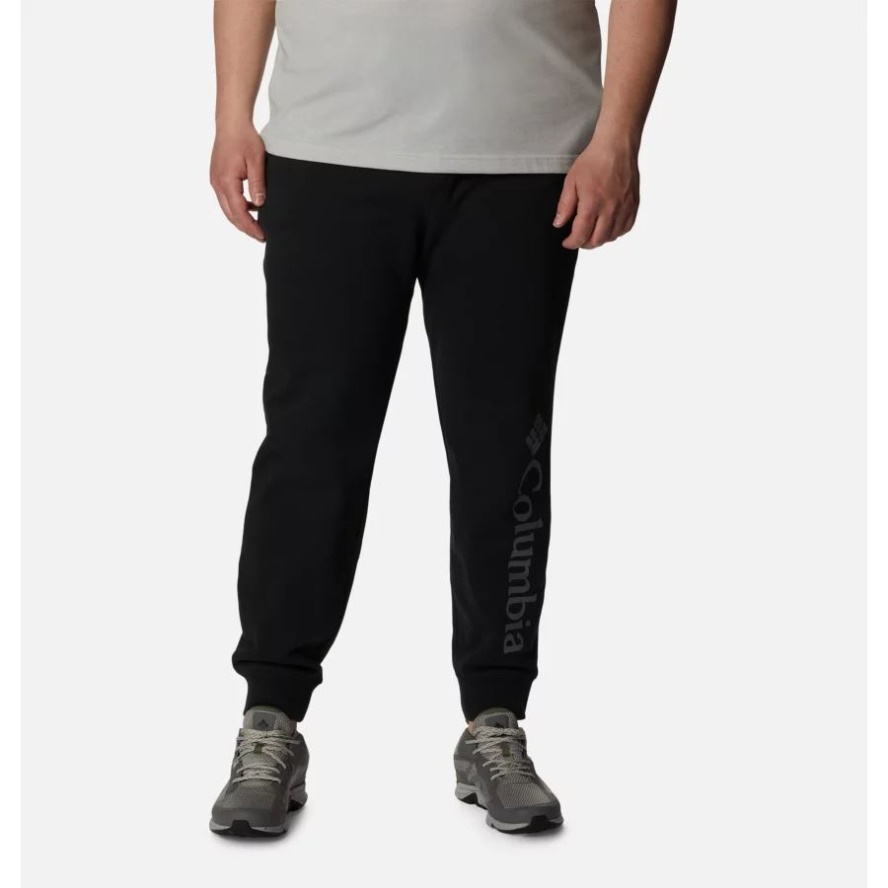 Men's CSC Logo II Fleece Joggers Extended Size Black/City Grey Columbia Sale