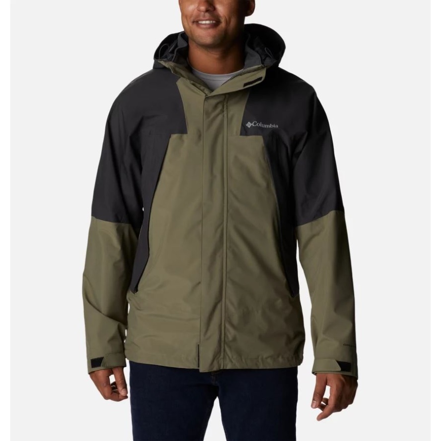 Men's Canyon Meadows 3-in-1 Interchange Jacket Stone Green/Shark Columbia Sale