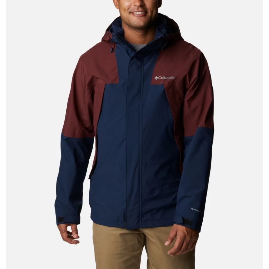 Men's Canyon Meadows Omni-Heat Infinity Interchange Jacket Collegiate Navy/Elderberry Columbia Sale