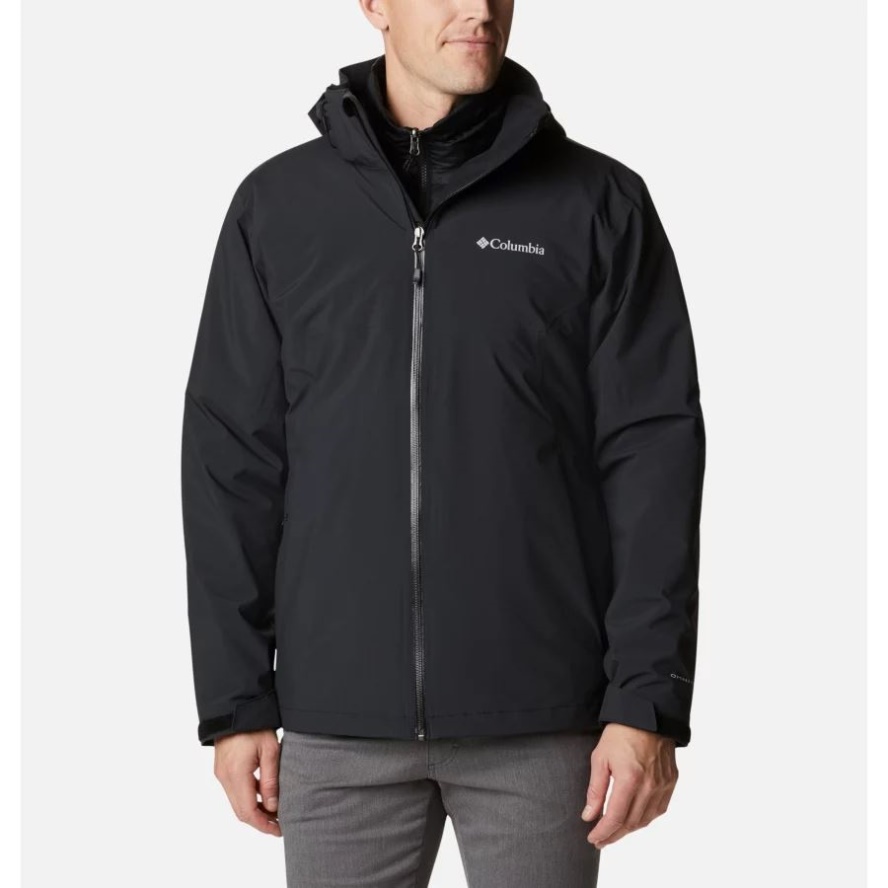 Men's Cascade Peak IV 3-in-1 Waterproof Jacket Columbia Sale Black