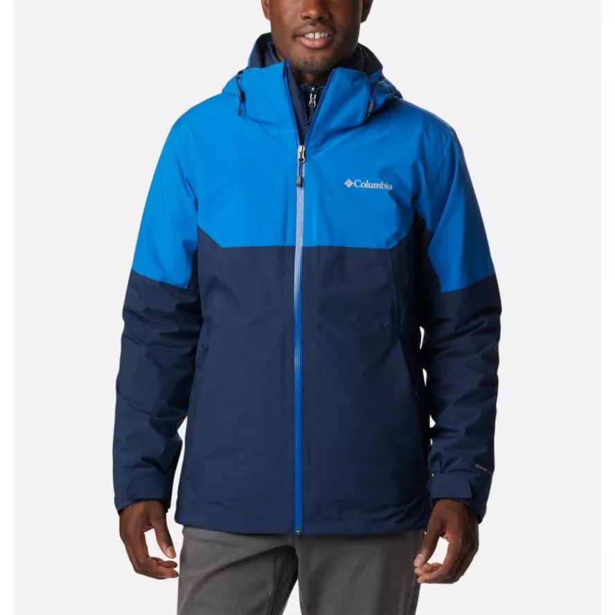 Men's Cascade Peak IV Interchange Jacket Collegiate Navy/Bright Indigo Columbia Sale
