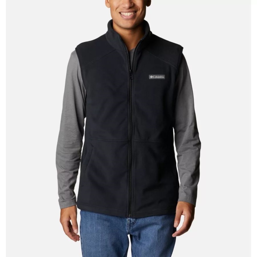 Men's Castle Dale Fleece Vest Columbia Sale Black