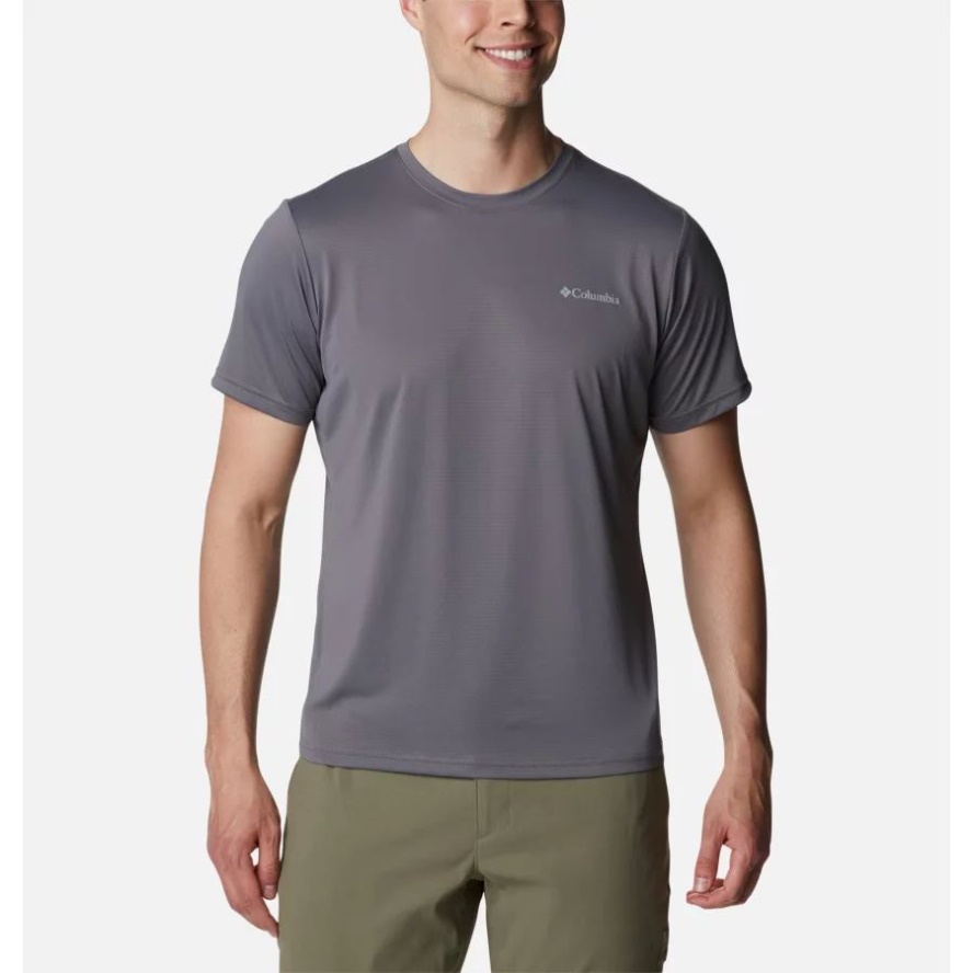 Men's Columbia Sale Hike Crew Short Sleeve Shirt Tall Columbia Sale City Grey