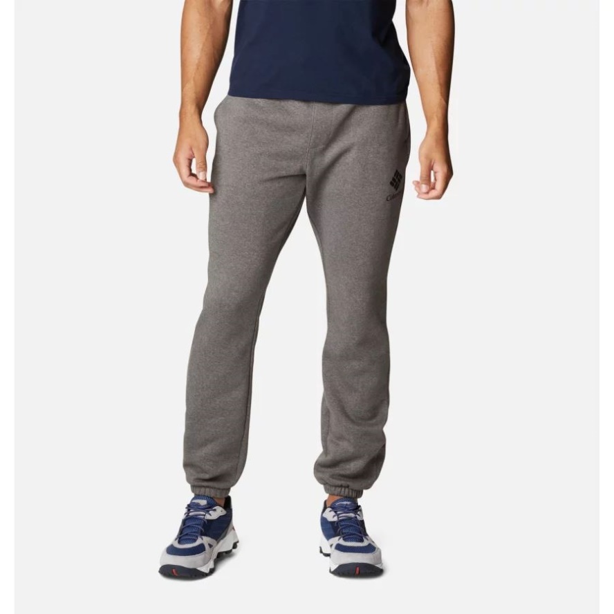 Men's Columbia Sale Trek Joggers Charcoal Heather/Black Stacked Gem Columbia Sale