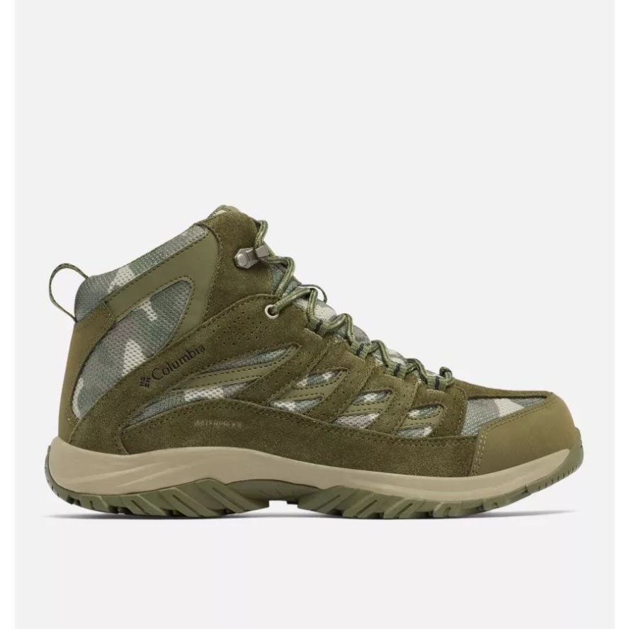 Men's Crestwood Mid Waterproof Hiking Boot Nori/Black Columbia Sale