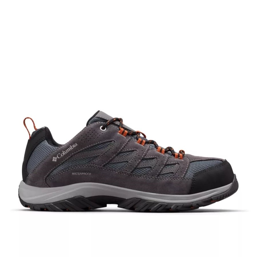 Men's Crestwood Waterproof Hiking Shoe Columbia Sale Graphite/Dark Adobe
