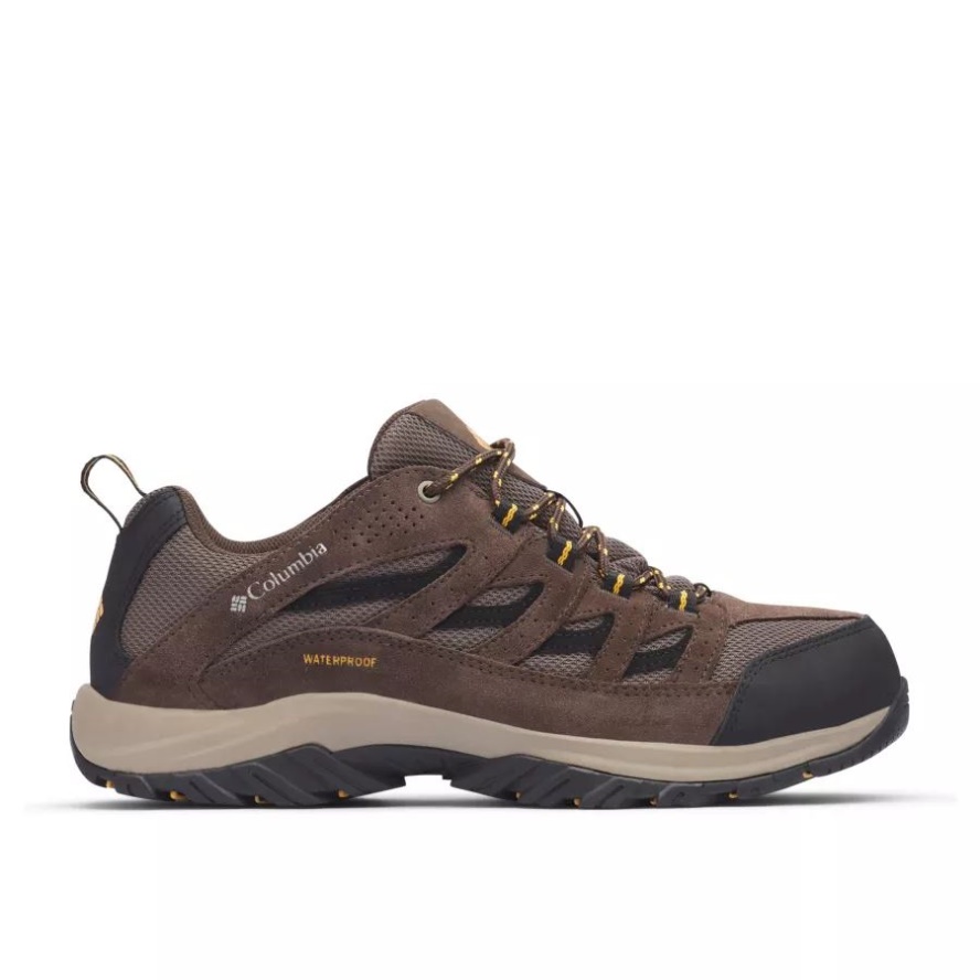 Men's Crestwood Waterproof Hiking Shoe Wide Columbia Sale Mud/Squash