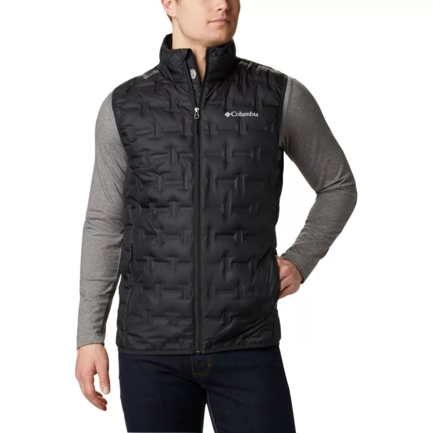 Men's Delta Ridge Down Vest Columbia Sale Black
