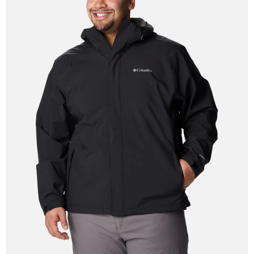 Men's Earth Explorer Shell Jacket Big Columbia Sale Black
